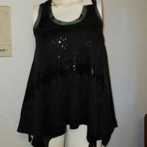 Nwt Walter Black Top Xs